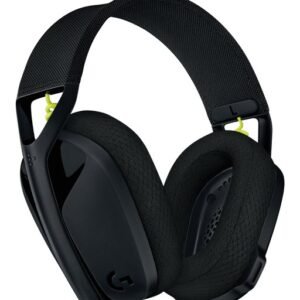 Logitech G435 Lightspeed -langattomat pelikuulokkeet, black/neon yellow