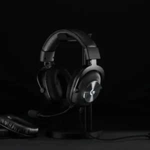 Logitech Pro X -pelikuulokkeet mikrofonilla + teline