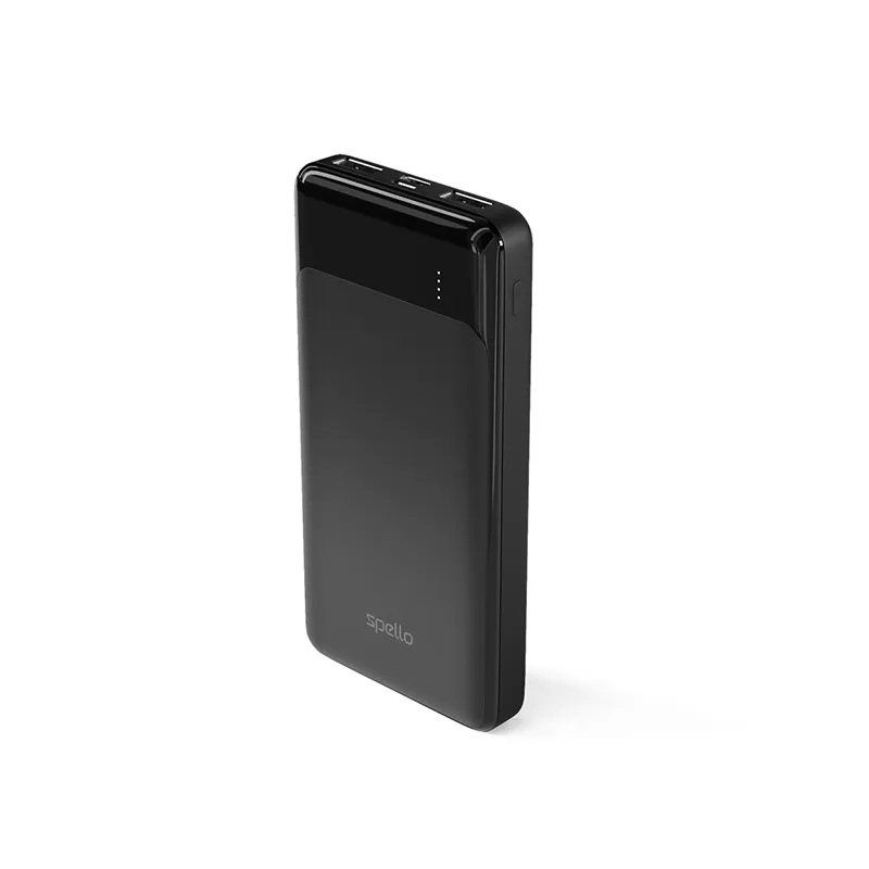 Spello Slim Power Bank - 10 000mAh - musta