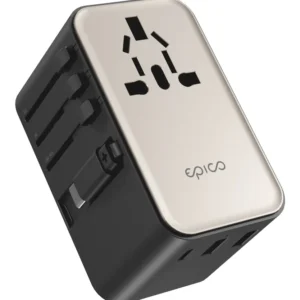 Epico UltraBoost Universal GaN 70W matkalaturi EU70 - titaani