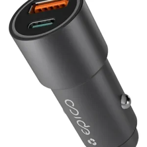 Epico Resolve 38W Dual Car Charger - space grey