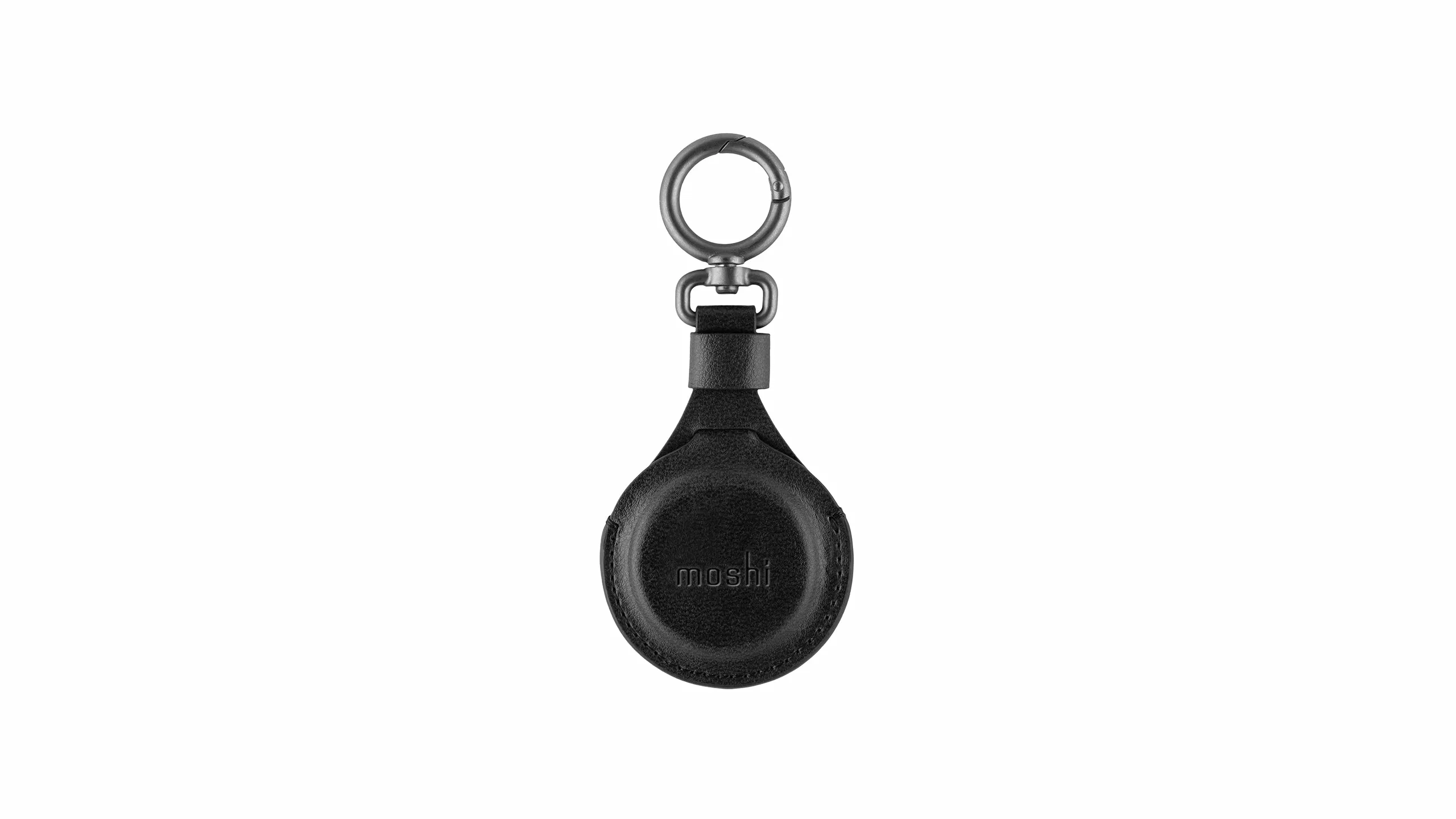 Moshi Key Ring, AirTag -avaimenperä, Musta