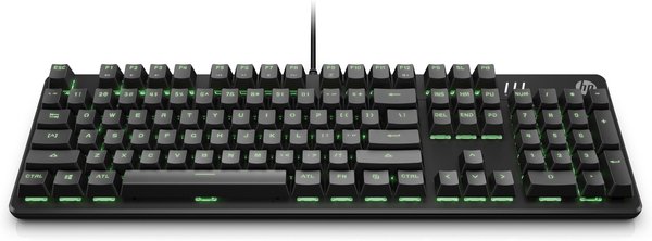 HP Pavilion Gaming 550 RGB Red Hybrid -pelinäppäimistö, Musta