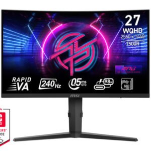 MSI 27" MPG. WQHD, 0,5ms, 240 Hz, VA -kaareva pelinäyttö
