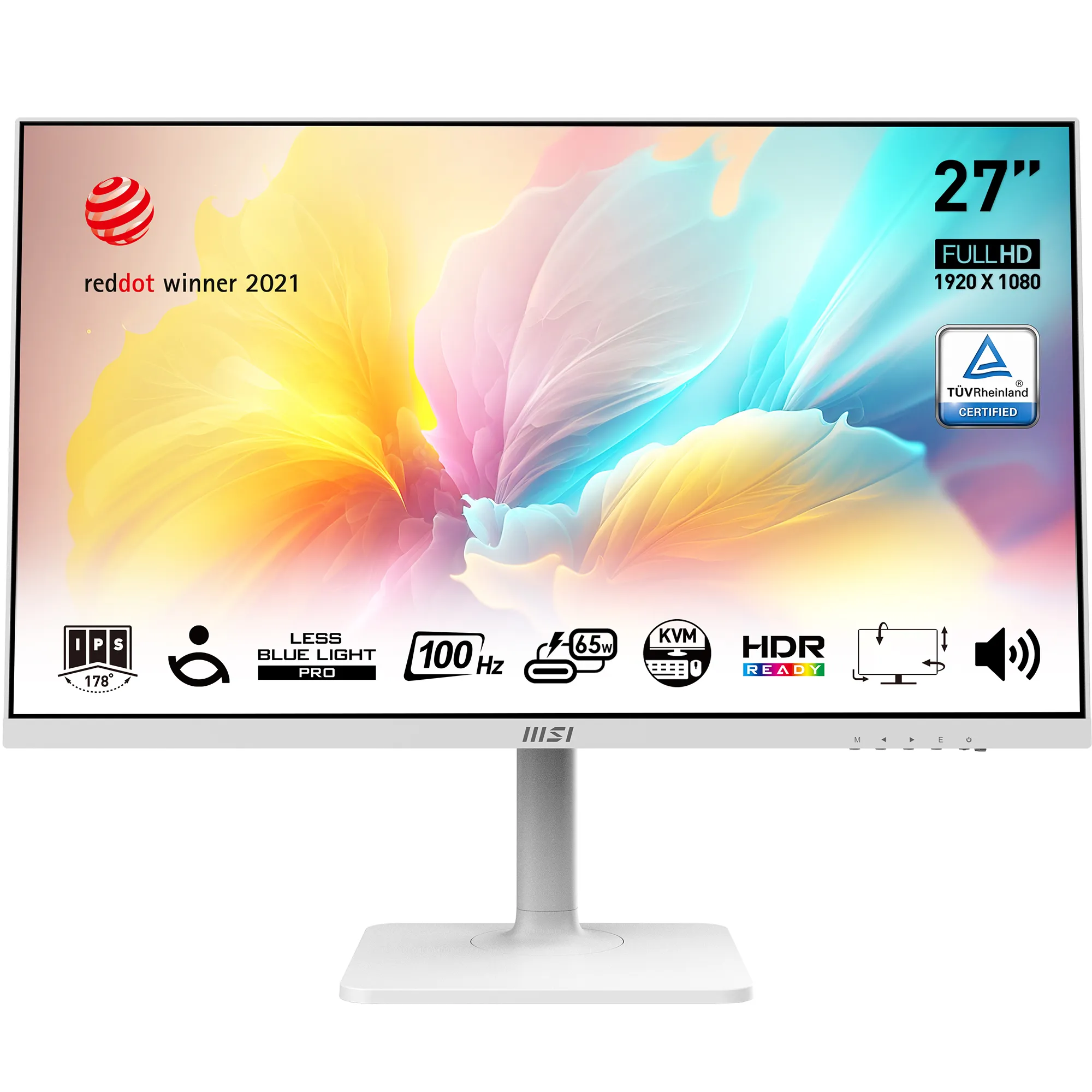 MSI 27" Modern Modern MD272XPW Full HD, IPS -näyttö