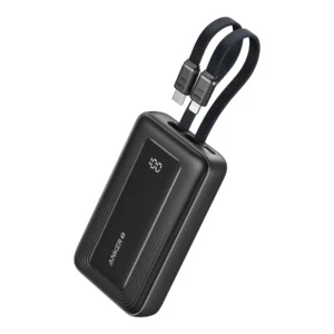 Anker Power Bank 10K, 30W USB-A USB-C -varavirtalähde, Musta
