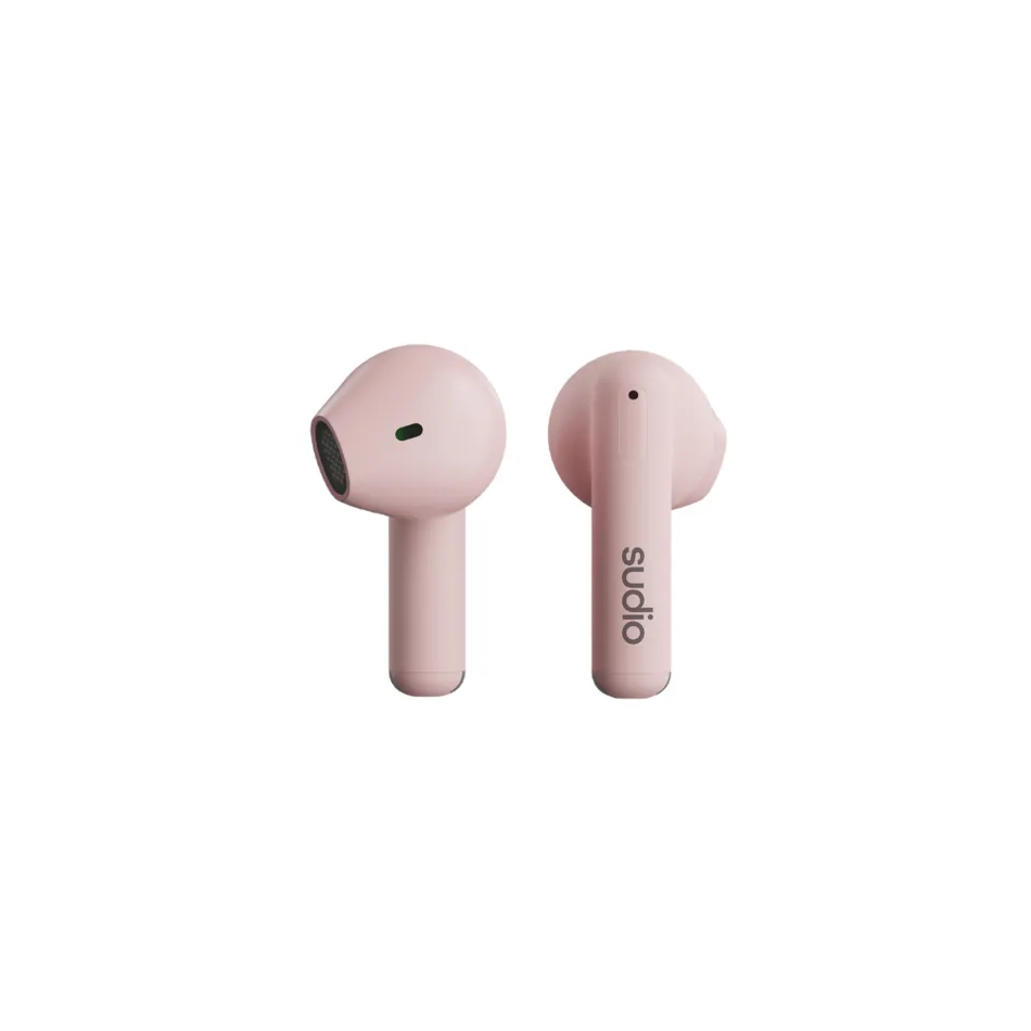 Sudio A1 True Wireless -langattomat nappikuulokkeet, pinkki