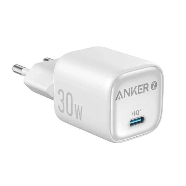 Anker 30W USB-C -laturi, Valkoinen
