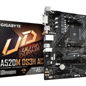 Gigabyte A520M DS3H AC AM4 mATX -emolevy