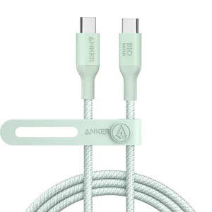 Anker 541 USB-C - USB-C -kaapeli, Vihreä, 1.8m