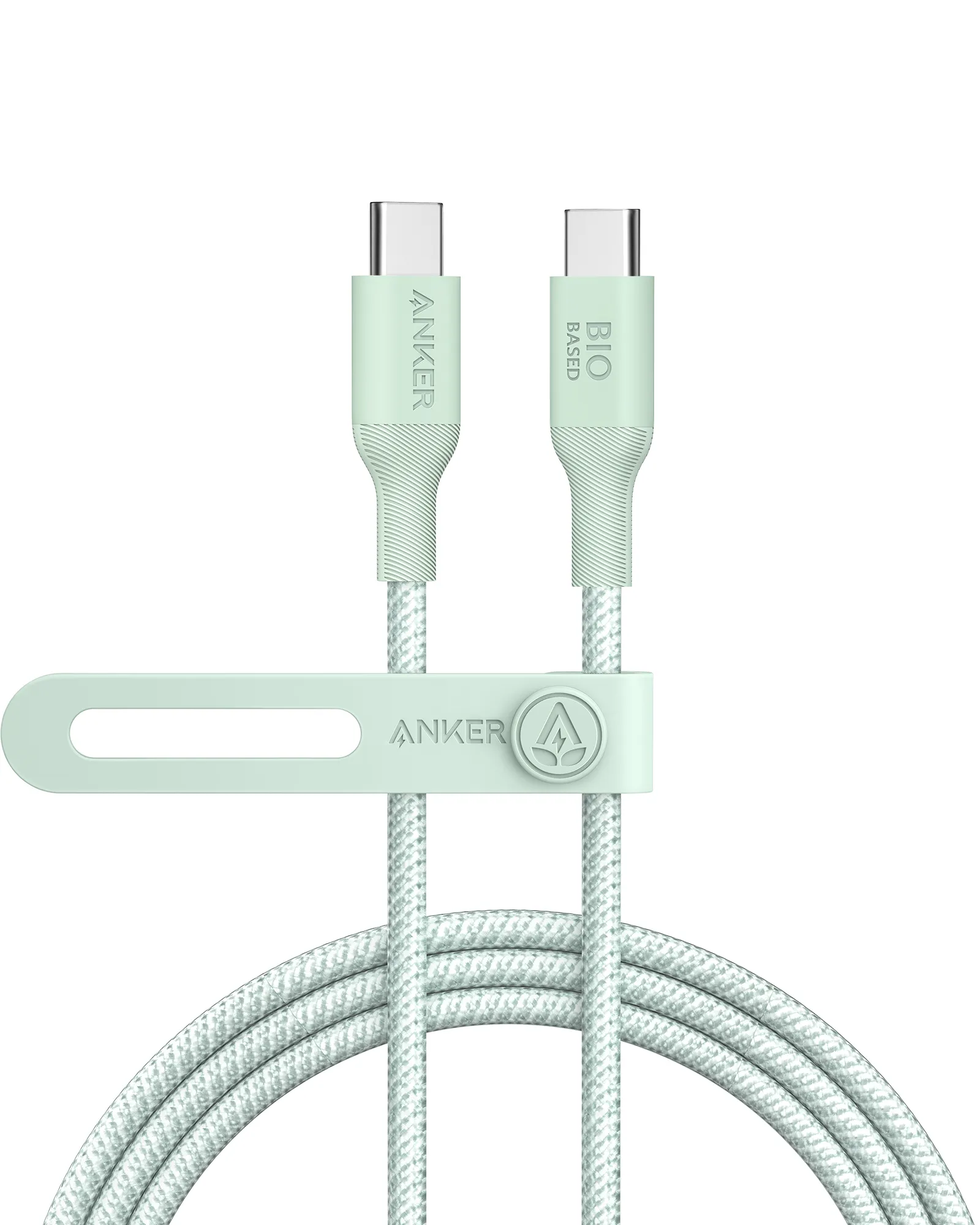Anker 541 USB-C - USB-C -kaapeli, Vihreä, 1.8m