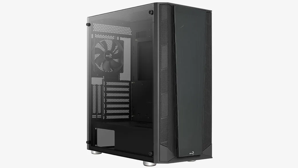 AeroCool Prism -miditornikotelo, Musta