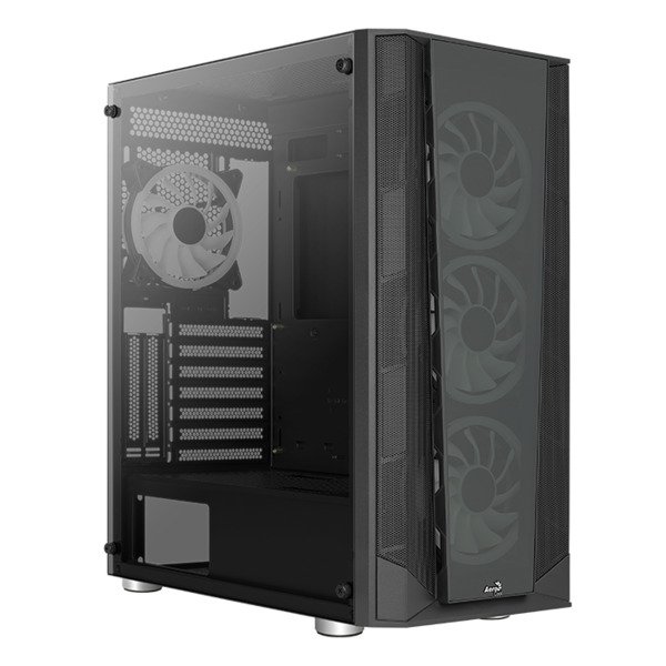 AeroCool Prism Midi Tornikotelo Musta