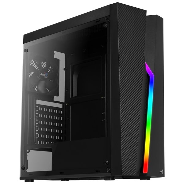 AeroCool PGS V Series Bolt -miditornikotelo, Musta