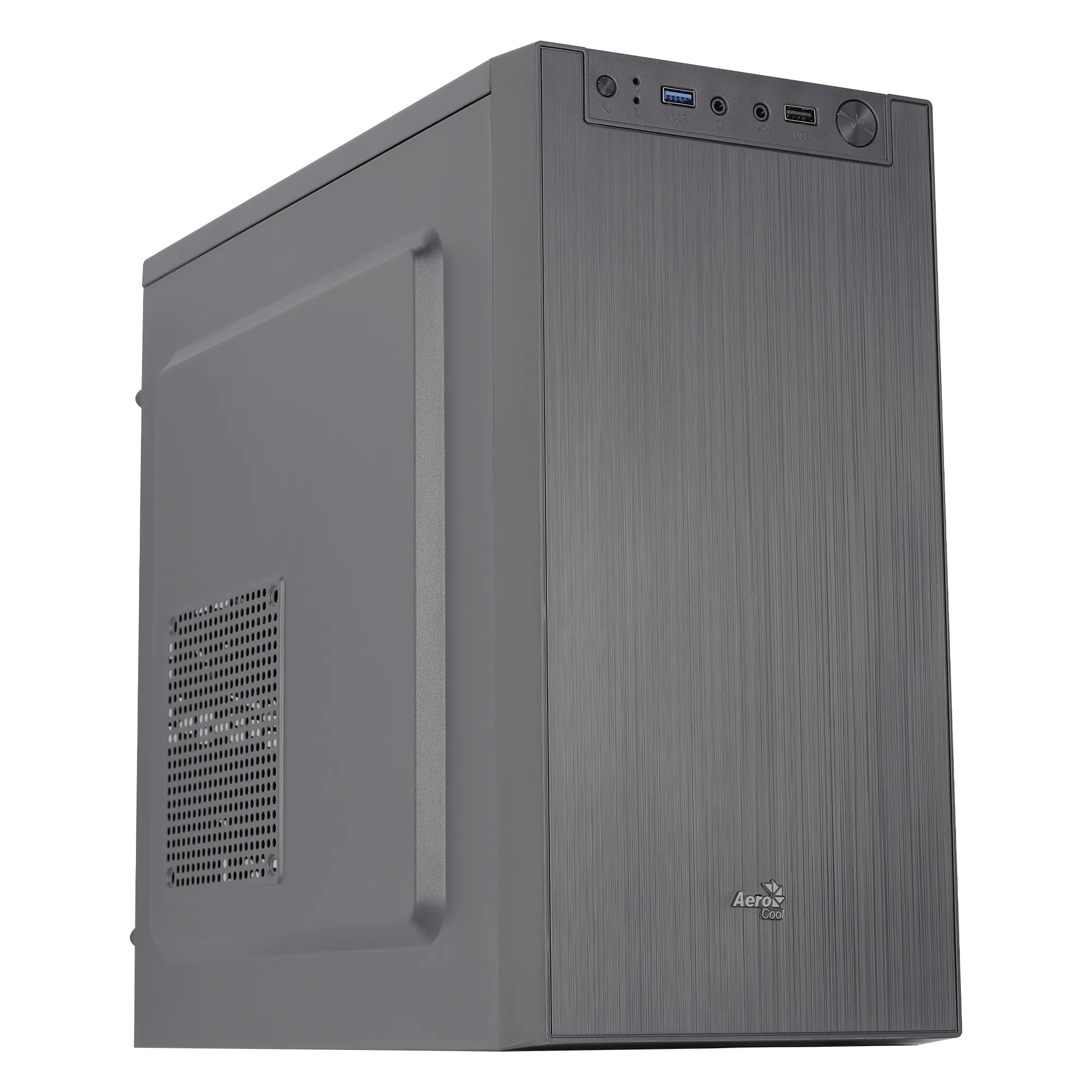 Cs108Bkv1 Compact Micro Atx Pc Case Aluminium Brushed