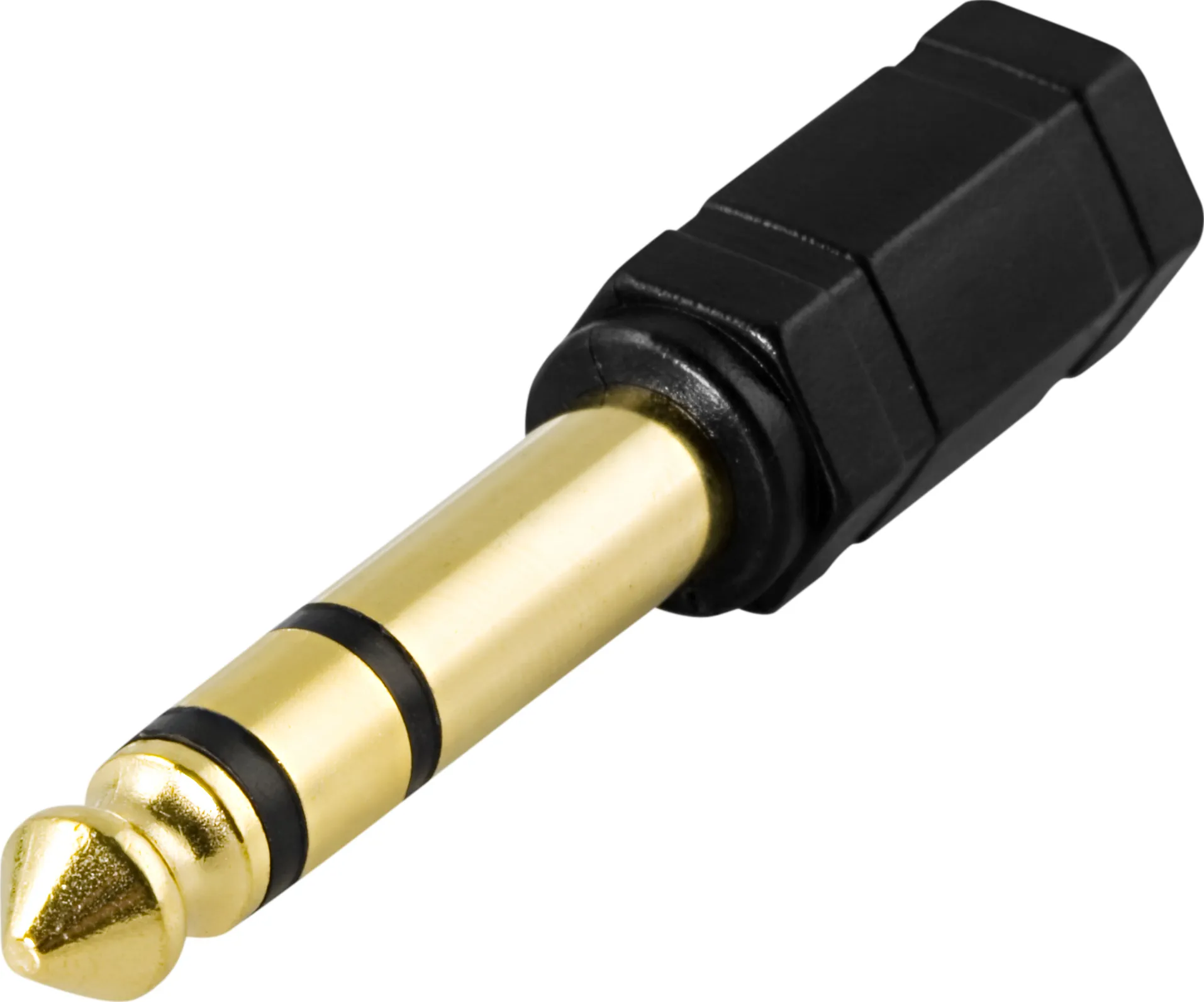 Multimediaadapteri 6,3mm uros - 3,5mm stereo naaras