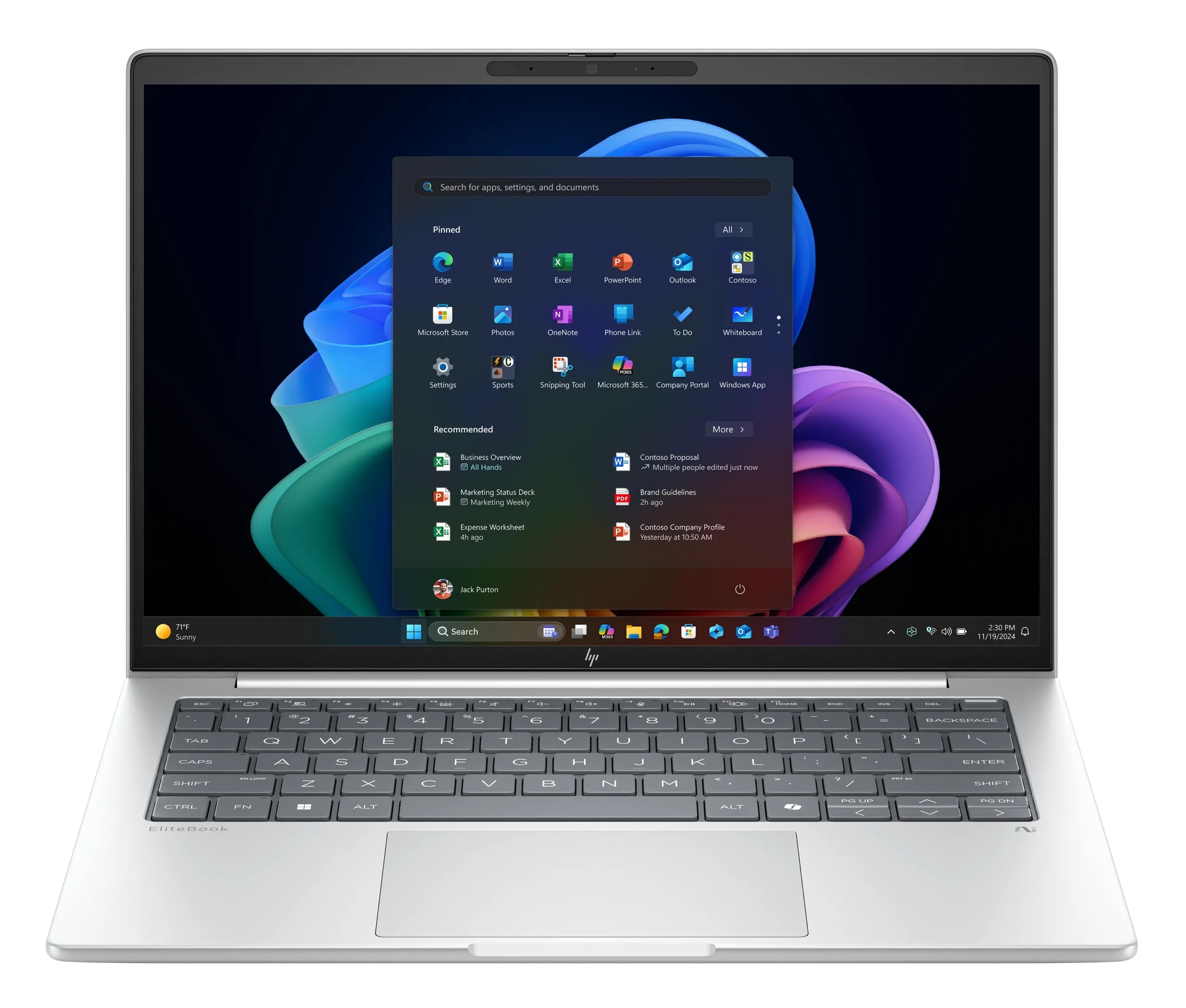 Hp 14" EliteBook 8 G1a AI. AMD Ryzen AI 5 340, FHD+, 24 Gt RAM, 512 Gt SSD, Windows 11 Pro -kannettava