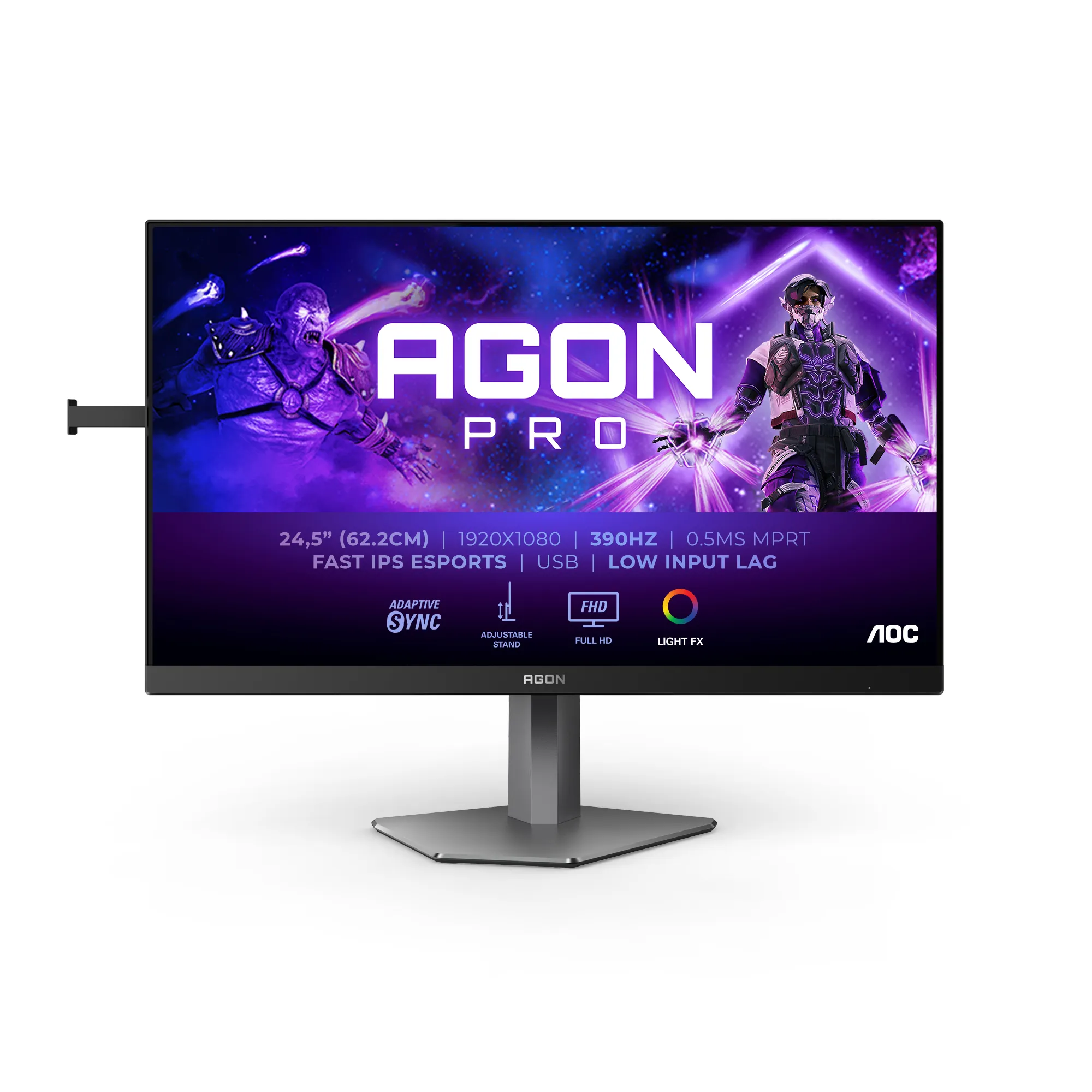 AOC AG256FS 24.5inch 1920x1080 0.5ms 2xHDMI DP USB Black/Grey