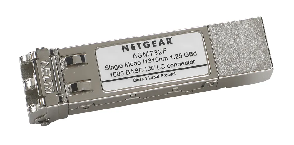 NETGEAR PROSAFE  SFP Module 1000BASE-LX Fiber Single mode 10 km. LC connectors.