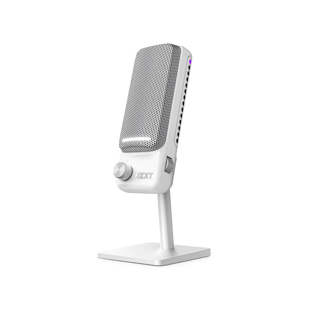 NZXT Capsule Elite -mikrofoni, Valkoinen