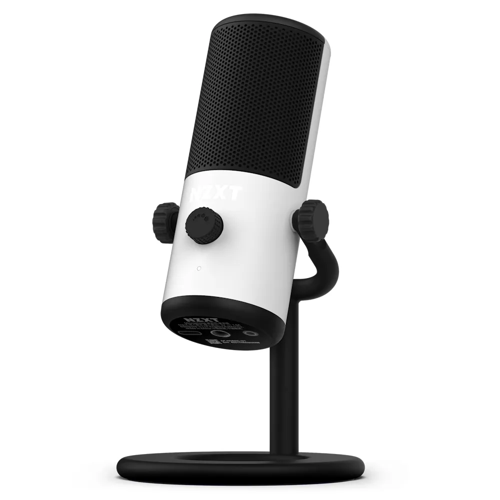 NZXT Capsule Mini USB -pöytämikrofoni, valkoinen