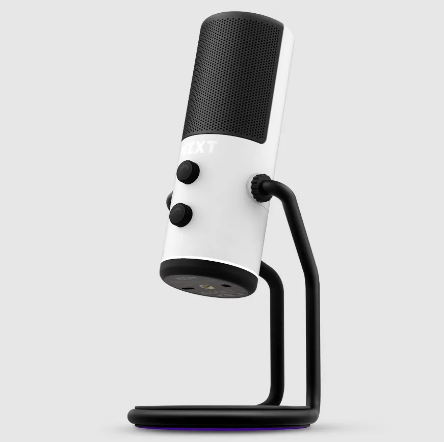 NZXT Capsule USB -pöytämikrofoni, valkoinen