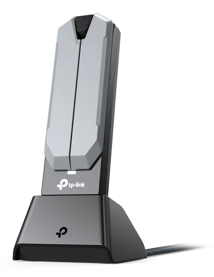 TP-LINK BE6500 High Gain Tri-Band Wi-Fi 7 USB Adapter 2882Mbps at 6GHz + 2882Mbps at 5GHz + 688Mbps at 2.4GHz