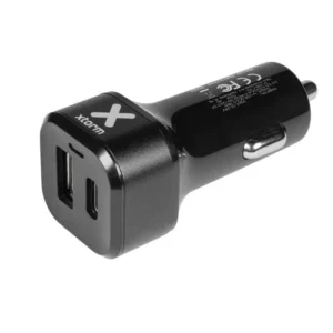 Xtorm pikalaturi autoon USB-C PD 30W & USB QC3.0 18W -laturi, Musta