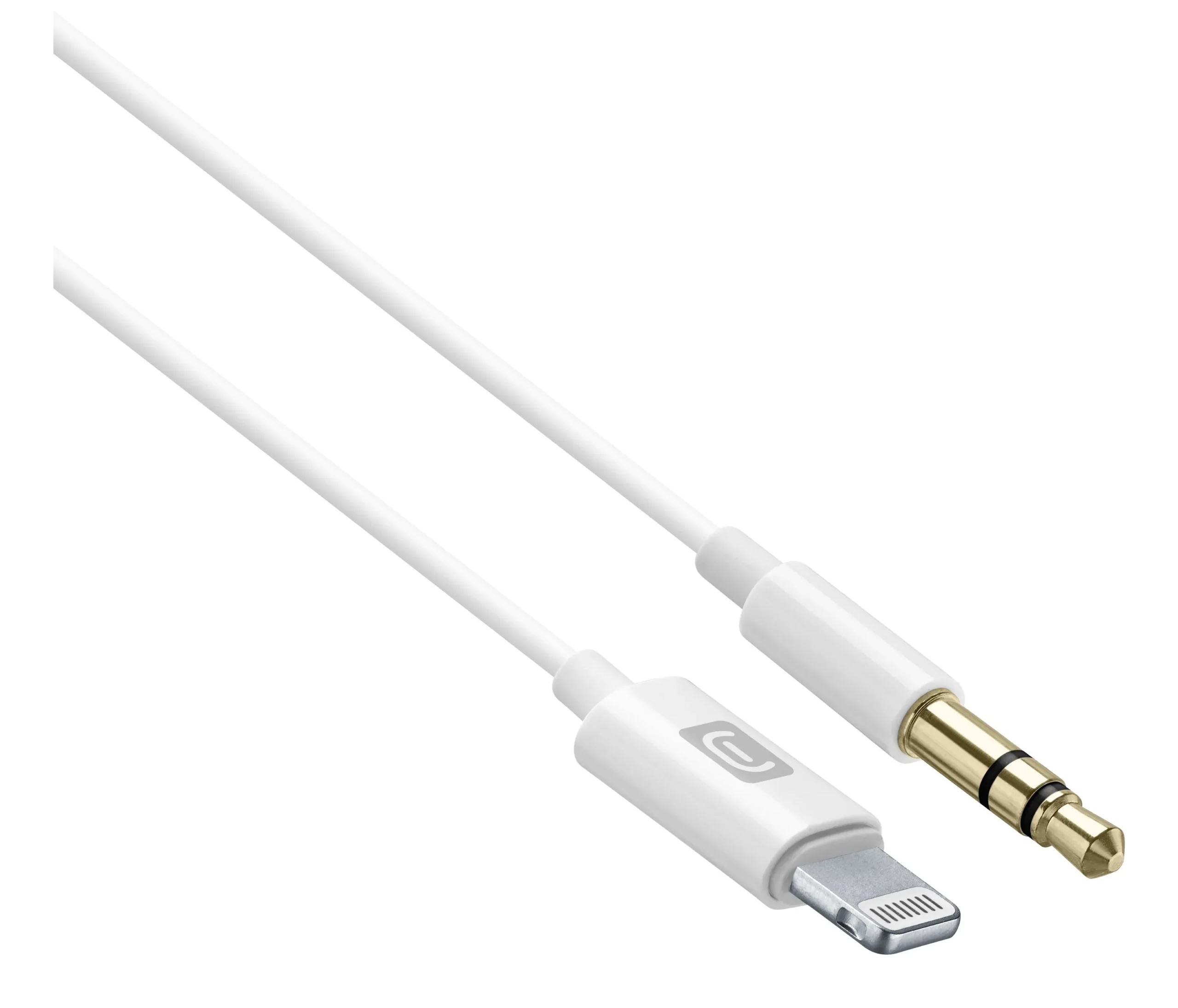 Cellular Line Lightning - 3.5mm -kaapeli, 1 m, Valkoinen