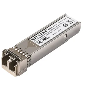 NETGEAR ProSafe AXM761 10GBASE-SR SFP+ transceiver. LC connector. Drives 10Gigabit Ethernet up to 300m distances with 50/125µm laser-optimized OM3 mul