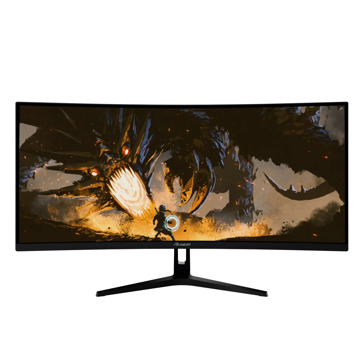 Arozzi 34" Nova. QHD, 165Hz, 1ms, VA -kaareva pelinäyttö, Musta