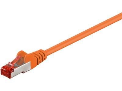 MicroConnect Cat6 F/UTP -verkkokaapeli, 10 m, PVC, Oranssi