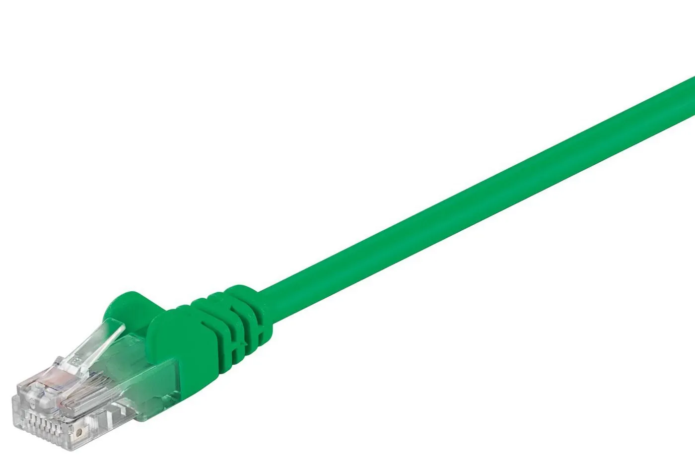 MicroConnect Cat5e U/UTP -verkkokaapeli, 0.25 m, Green