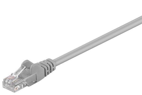 MicroConnect Cat5e U/UTP -verkkokaapeli, 15 m, Harmaa