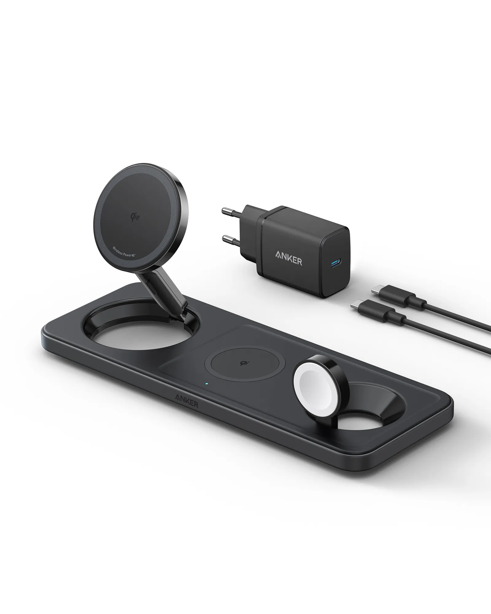 Anker MagGo Magnetic wireless Charger Pad 15W -laturi, Musta