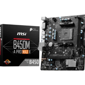 MSI B450M-A PRO MAX II mATX-emolevy