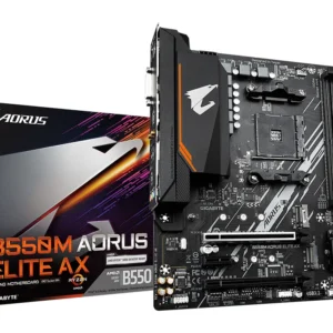 Gigabyte B550M Aorus Elite AX AM4 mATX -emolevy