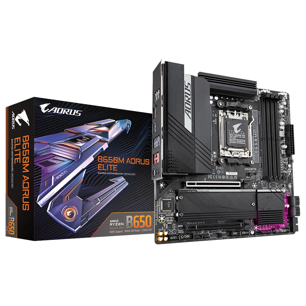 Gigabyte B650M Aorus Elite AM5 mATX -emolevy