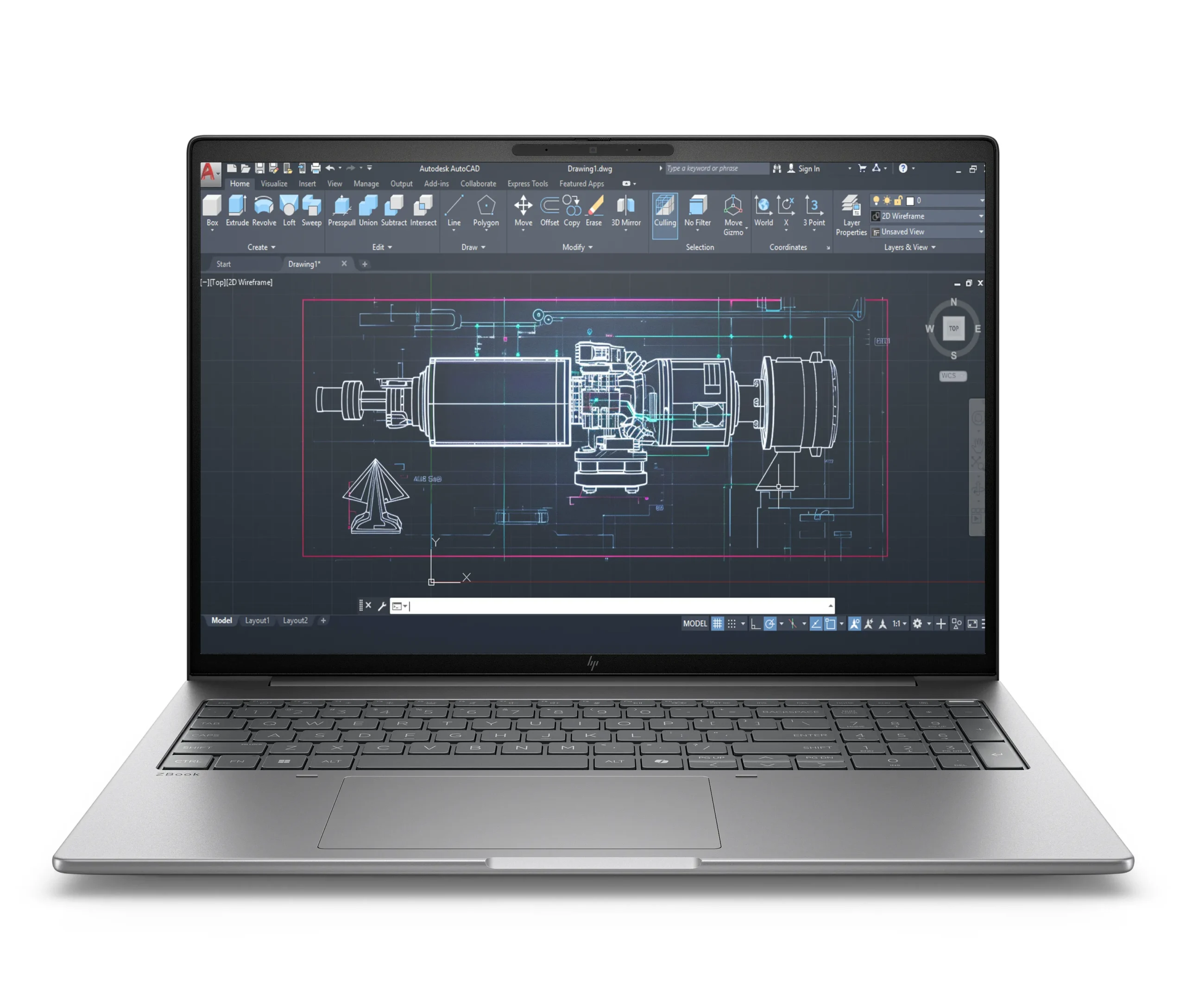 HP ZBook 8 ZBook 8 G1i 16" 255H, 4 Gt, 1 Tt SSD, RTX 500 ADA 4 Gt, Win 11 Pro -kannettava, Hopea