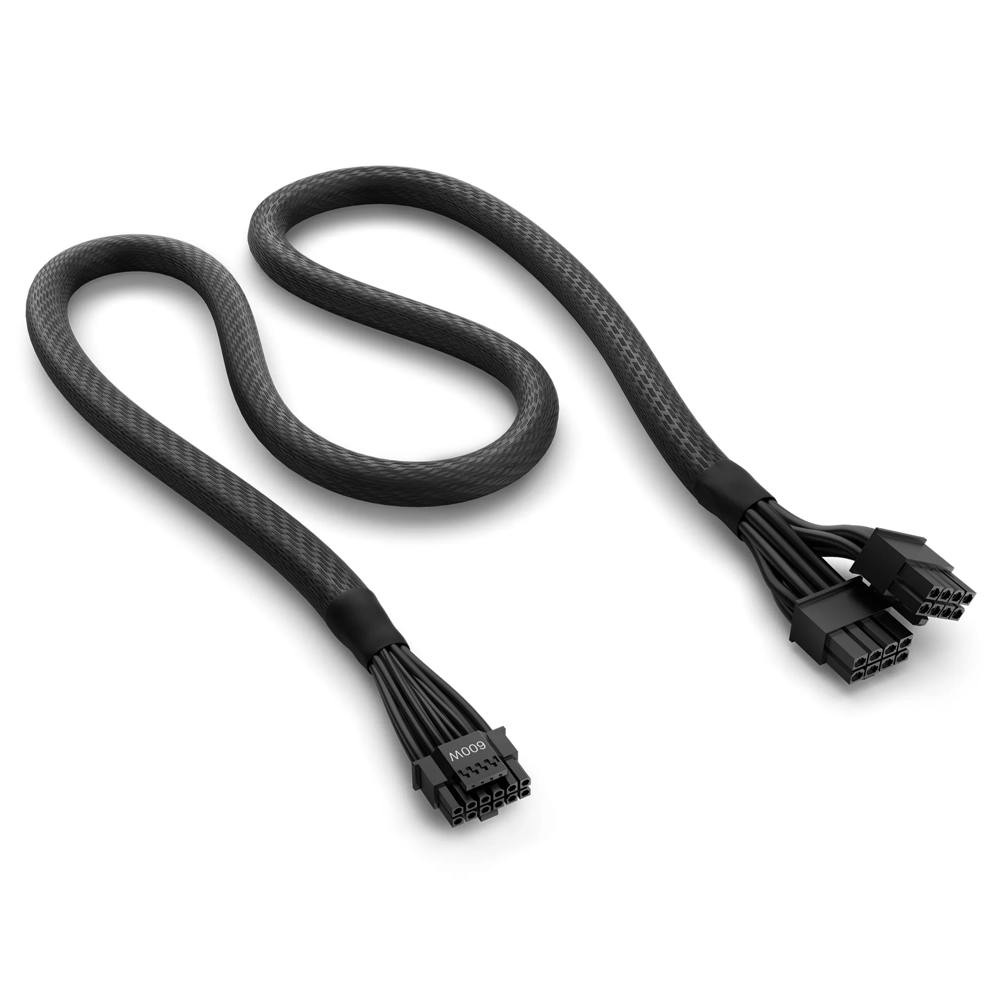 NZXT 12VHPWR PSU Adapater Cable -kaapeli, musta