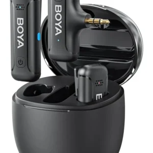 BOYA Wireless  2.4GHz Microphone x2 BY-WM3T-M2 3.5mm TRS - Charging Case