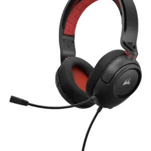 Corsair HS35 v2 Multiplatform -pelikuulokkeet mikrofonilla, punainen