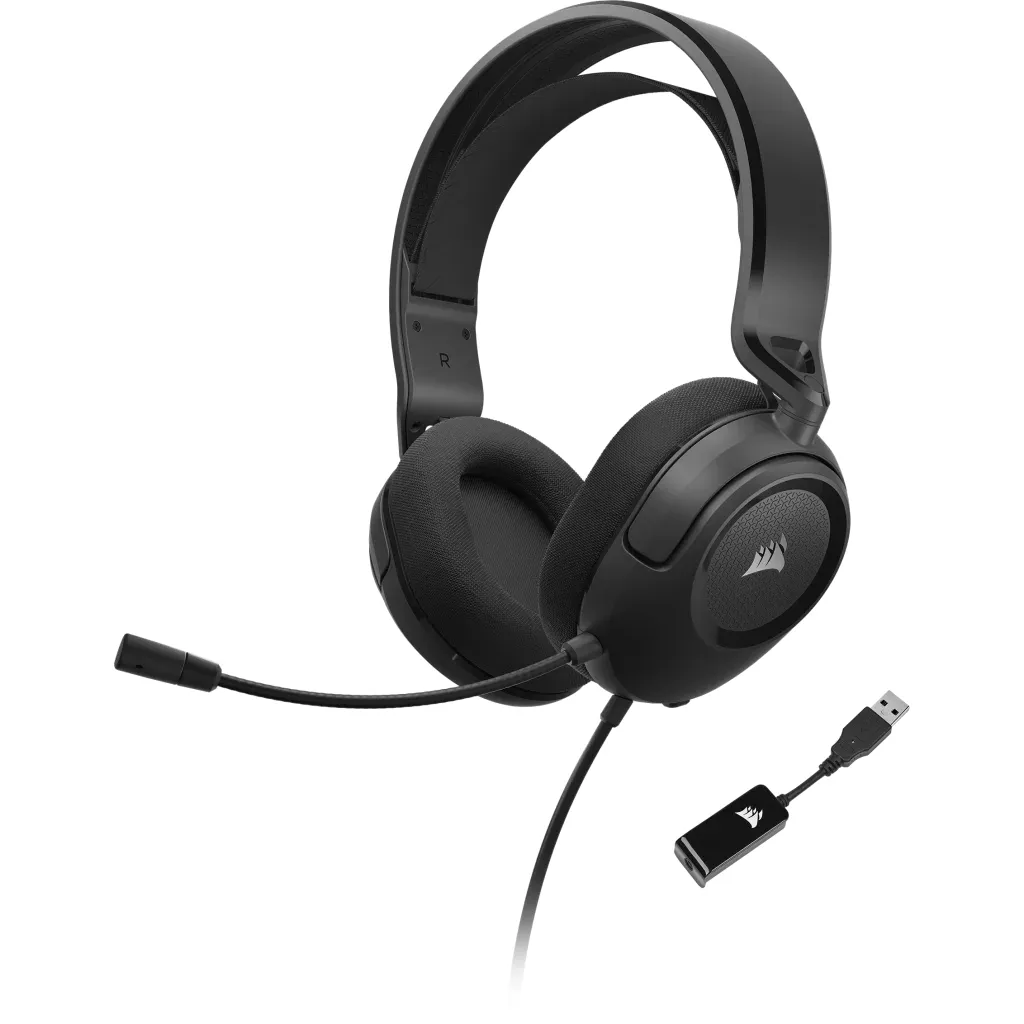 Corsair HS35 Surround v2 -pelikuulokkeet mikrofonilla, musta