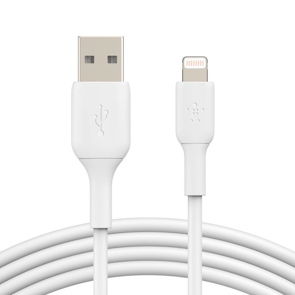 Belkin Boost Charge USB-A - Lightning -kaapeli, 1 m, Valkoinen