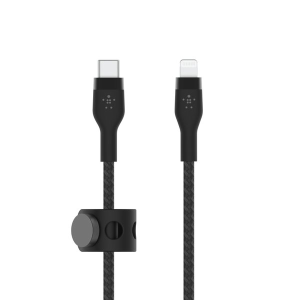 BOOST CHARGE USB-C to LTG_Braided Silicon, 3m, Black
