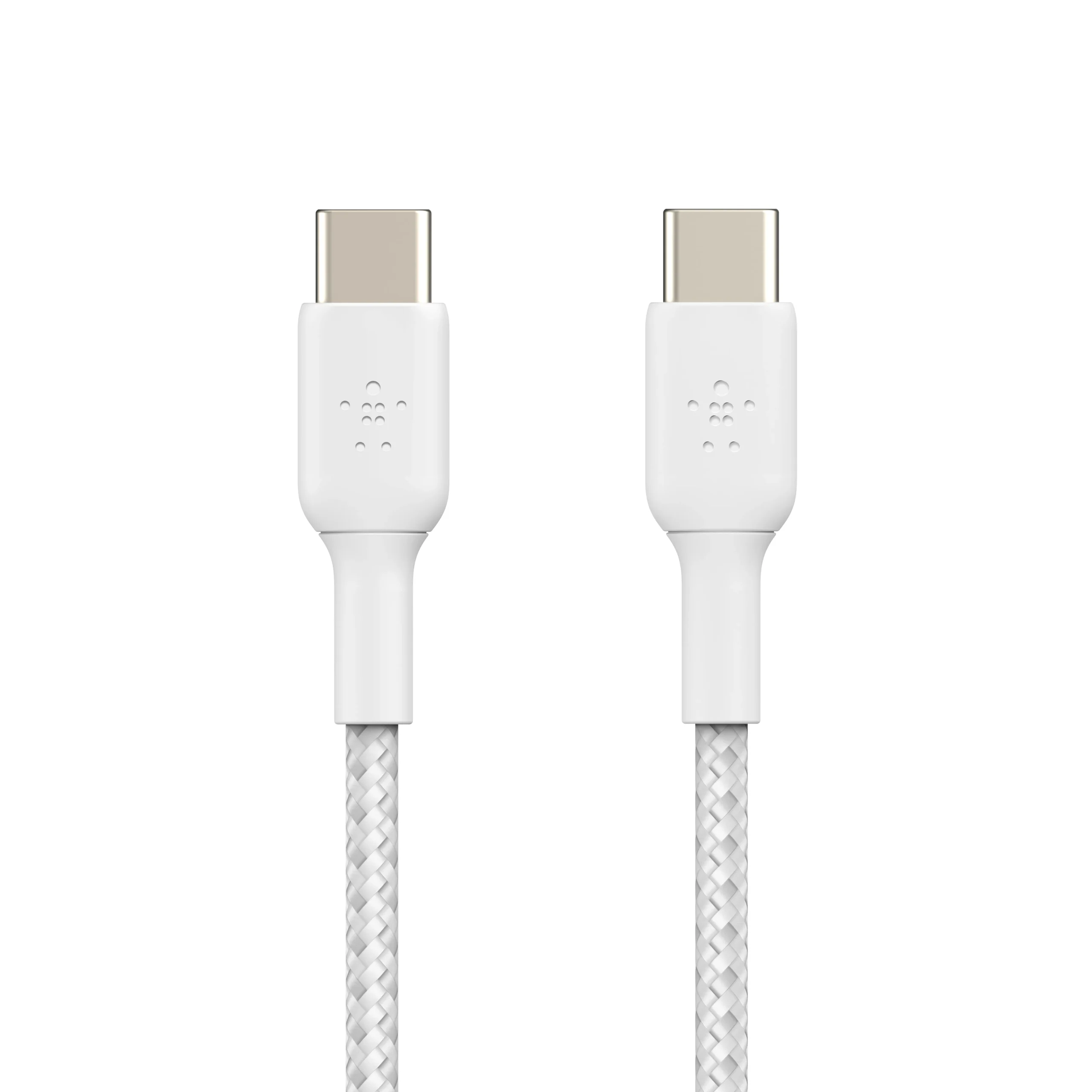 Belkin BoostCharge USB-C to USB-C Cable - White (2 pack), - kaapeli, 60W, 2m, Valkoinen