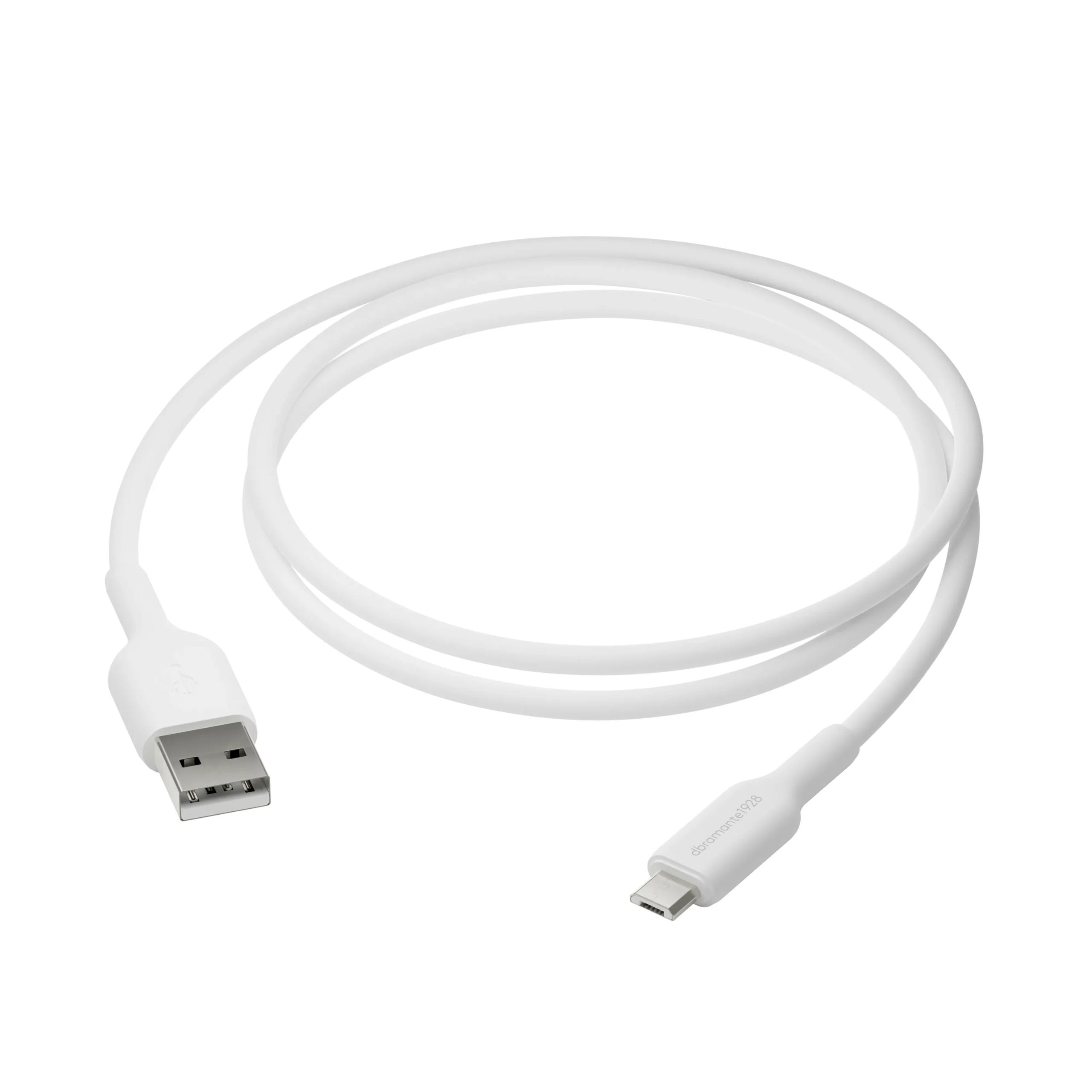 Dbramante1928 re-charge USB-A - Micro-USB A -kaapeli, 1 m, Valkoinen