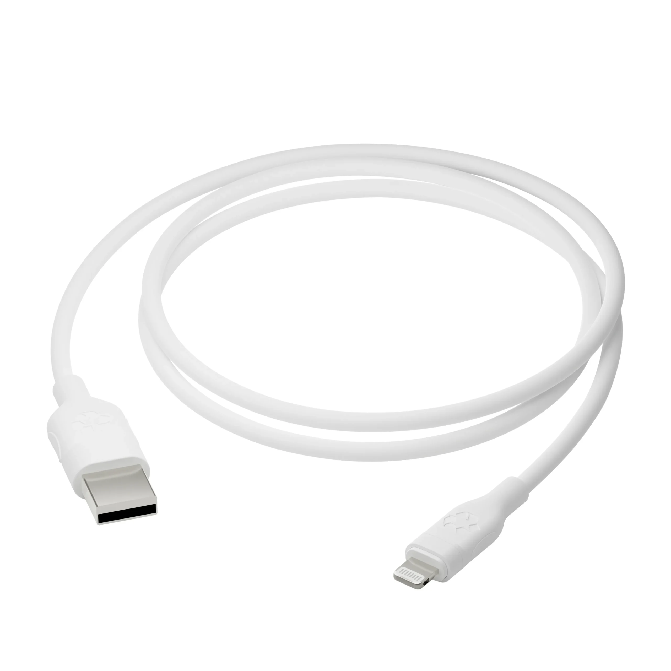 Re-charge - Cable - USB-A to MFI Lightning - TPE, White 1.2m