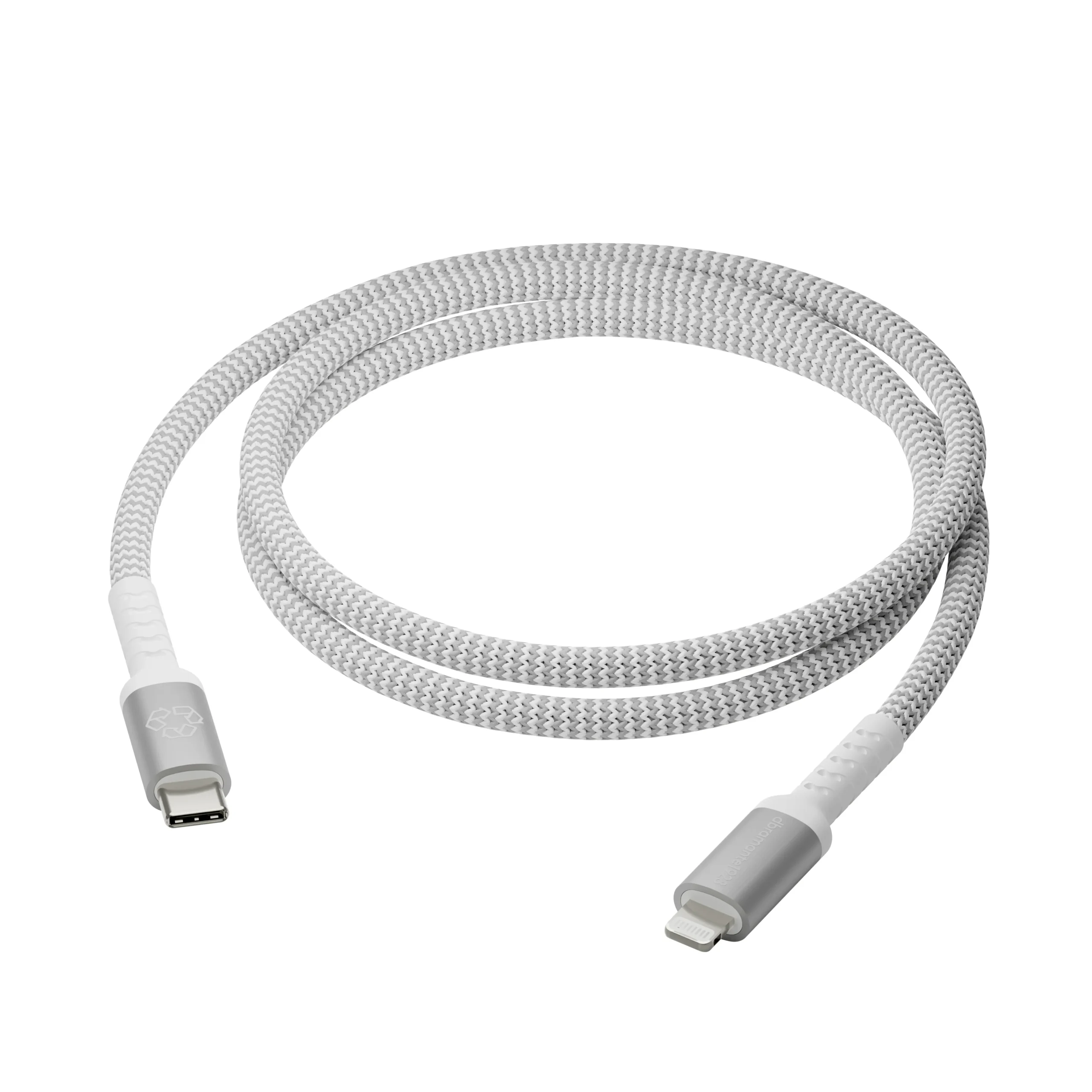 Re-charge - BRD Cable - USB-C to Lightning, White (1.2m)