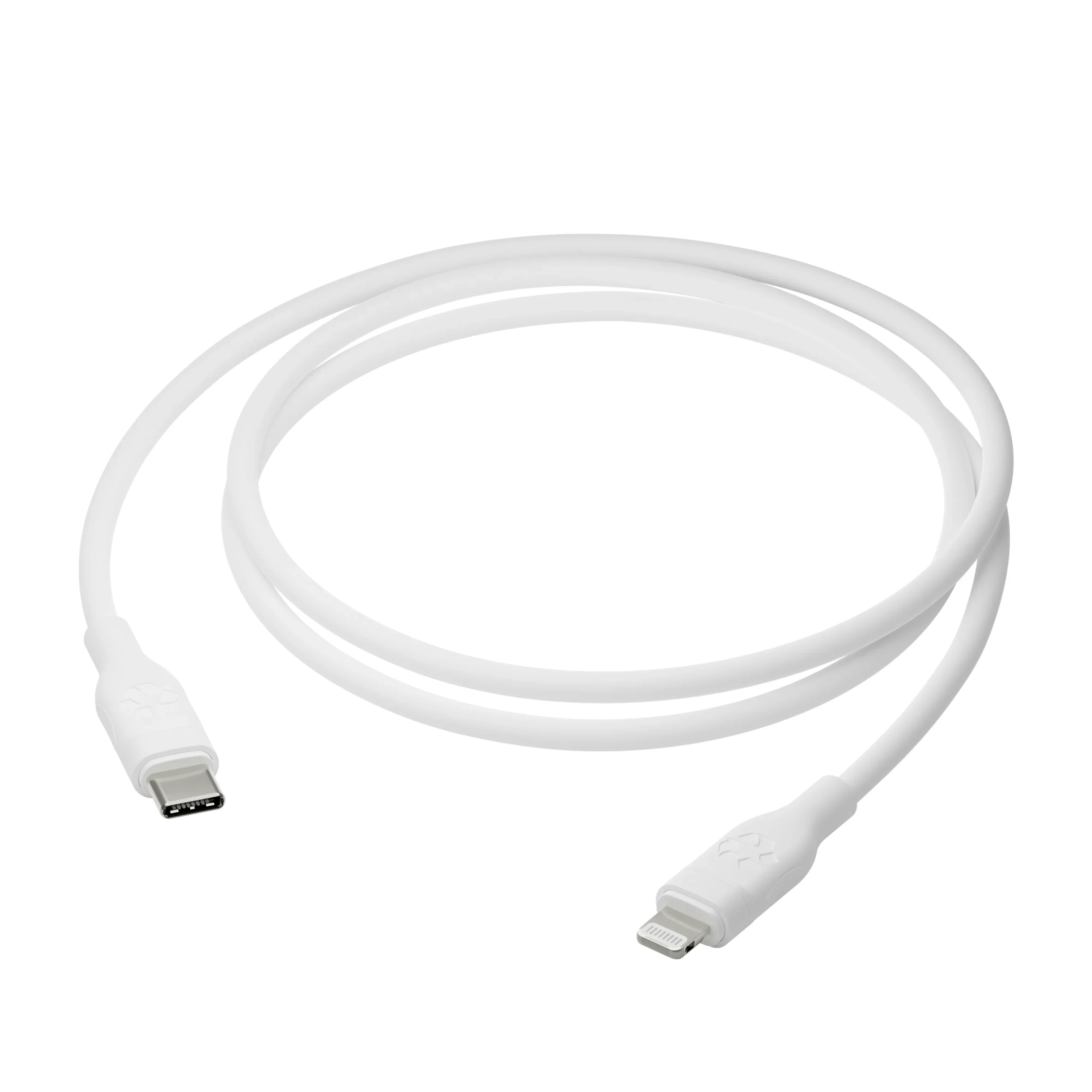 Re-charge - Cable - USB-C to MFI Lightning - TPE, White 1.2m